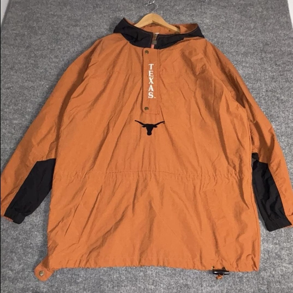 The Game Orange and Black Texas Longhorns Windbreaker